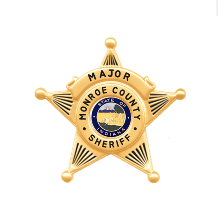 [MONRSHRF-B959-MAJ-HG] Monroe Co. Sheriff Major Hat Badge